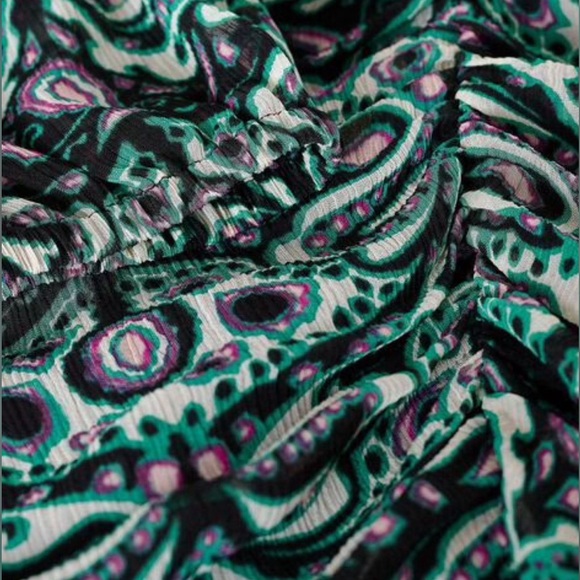 NWT $350 ba&sh Robe Fanny dress size S - Picture 5 of 6